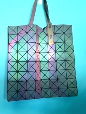 Bao Bao “Issey Miyake” Square prism TOTE Bag - 13" x 13”